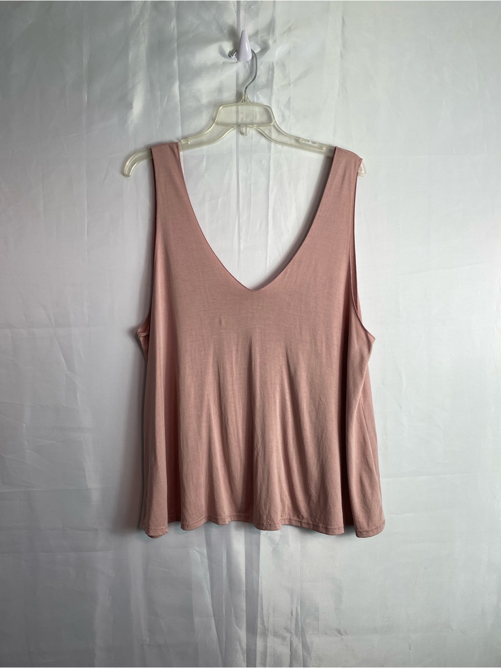 Abound Dusty Rose V-Neck Swing Tank Top - Picture 2 of 4